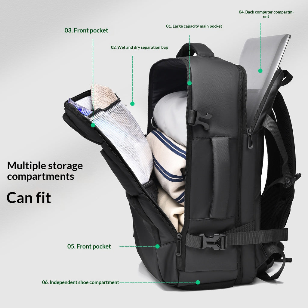 Sac à bagages multifonctions à 180 degrés