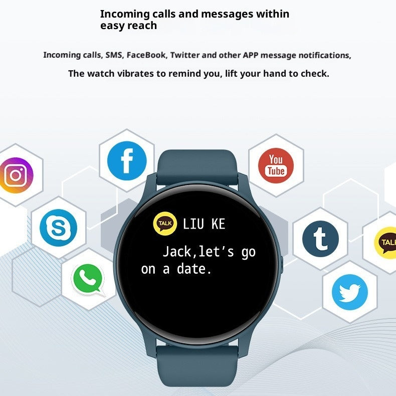 Bluetooth Calling Smart Watch Multifunctional Monitoring Heart Rate Blood Pressure