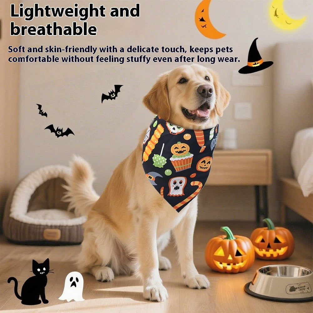 Bibs de bébé Triangulaire imprimé d'Halloween