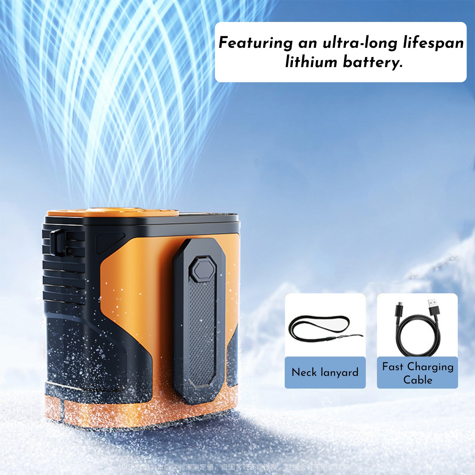 Mini ventilateur rechargeable portable