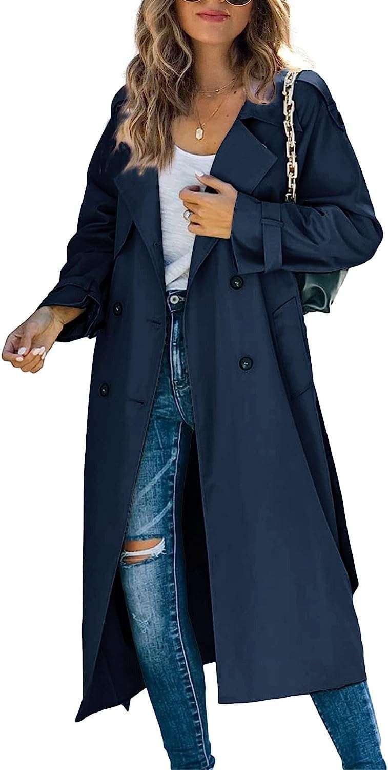 Femmes AutomneHiver brise-vent Casual Coat