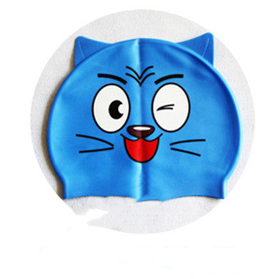 Silicone Cap de natation pour enfants Cute Caricature