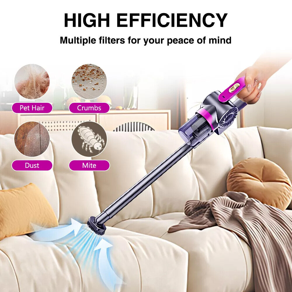 4 en 1 bâton Aspirateur portatif sans fil Aspirateur pour plancher de tapis