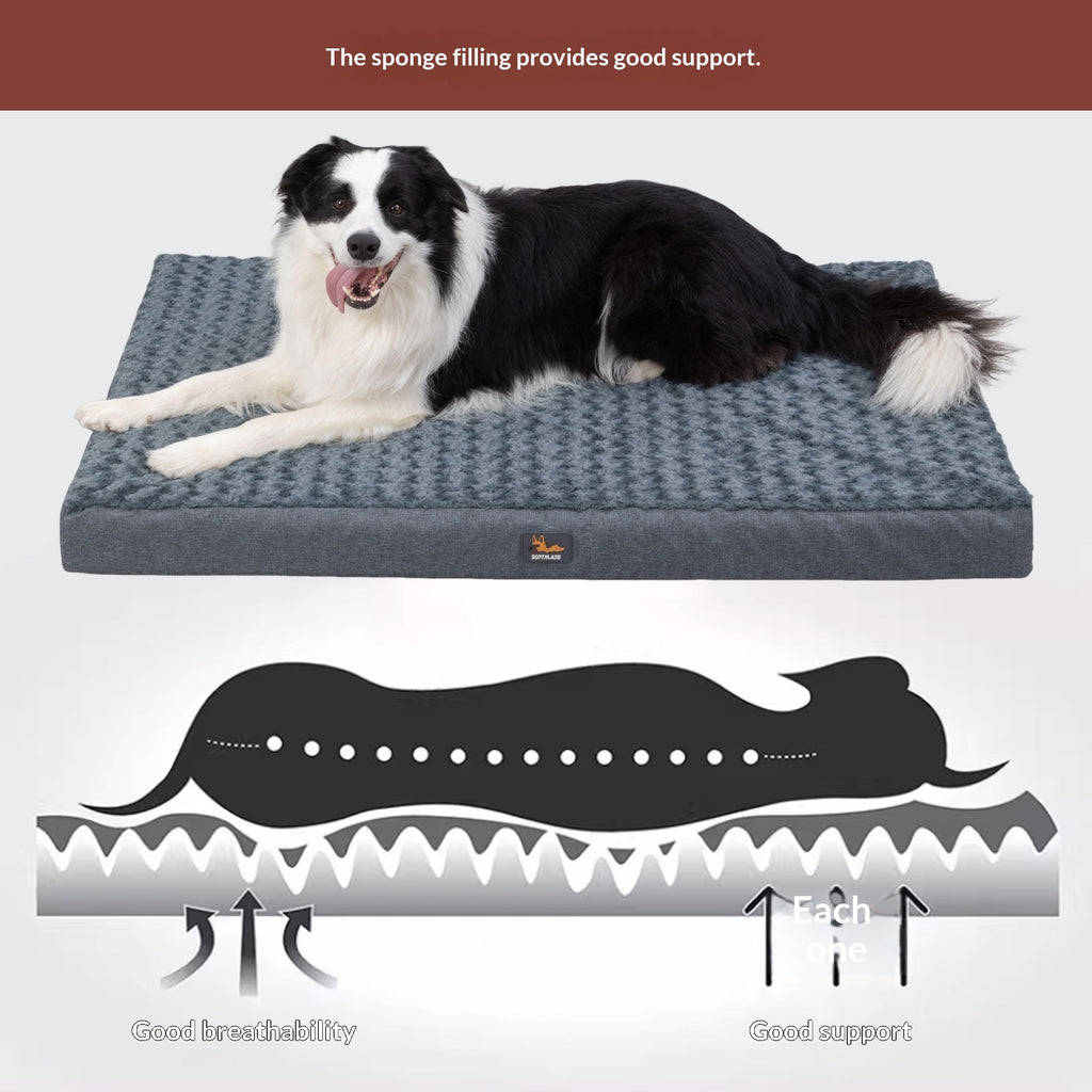 Tapis de lit de chien chaud quatre saisons