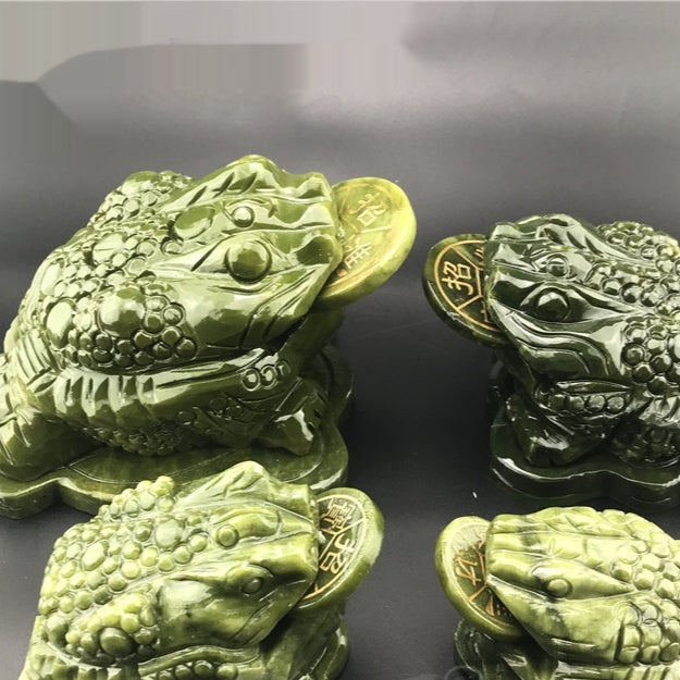 Bijoux de crapaud doré de Jade Sud
