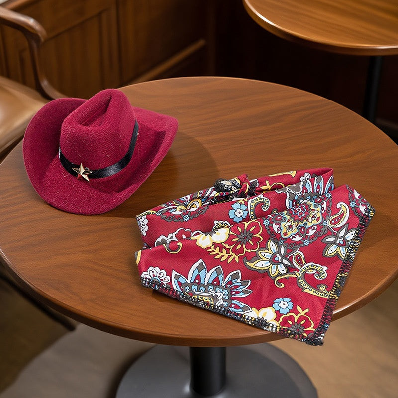 Vêtements de chat Western Cowboy Funny Outfit