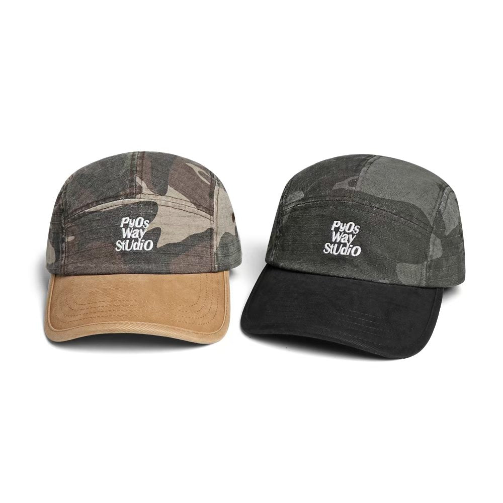 Mode Retro Laverd Patchwork Lettre Casquette de baseball