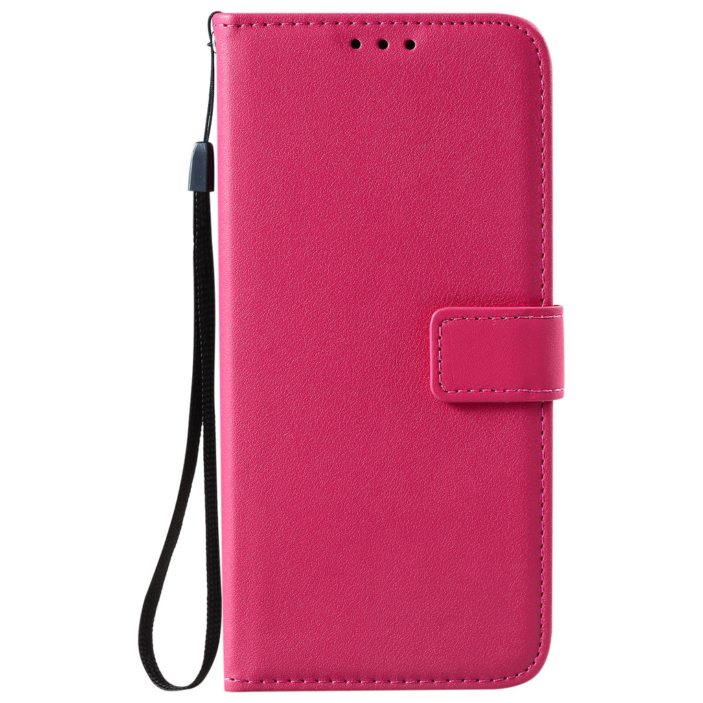 Solid Color Business cuir Flip carte étui de téléphone