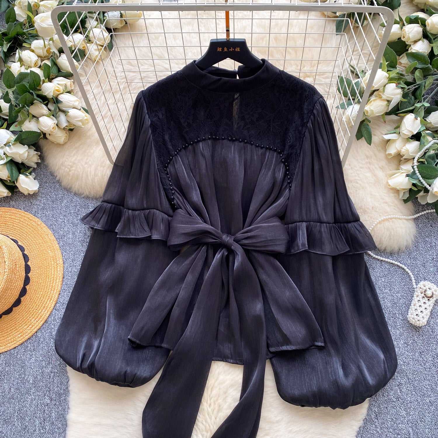 Chemise à manches longues pour femmes