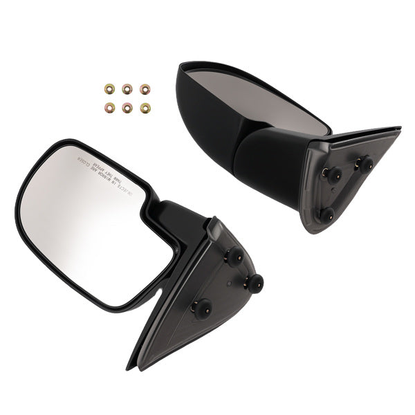 Miroirs latéraux noirs pour Chevrolet Silverado GMC Sierra 1500 2500 99-07 15037957