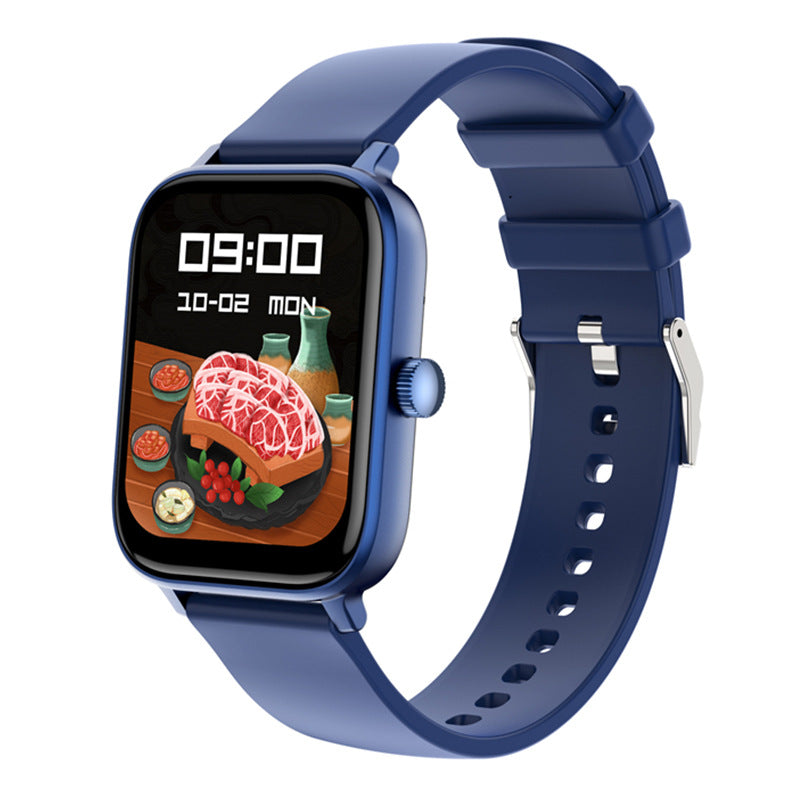 P74 Bluetooth Appel à la fréquence cardiaque Pression artérielle Oxygène sanguin Renseignements sur la santé Sommeil Spor