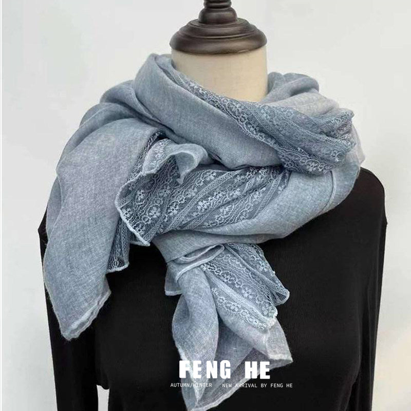 Women's Lace Shawl Sun Protection