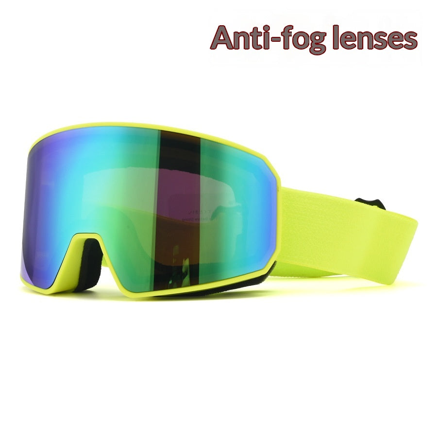 Gants de ski Double couche Gants anti-fog alpinisme
