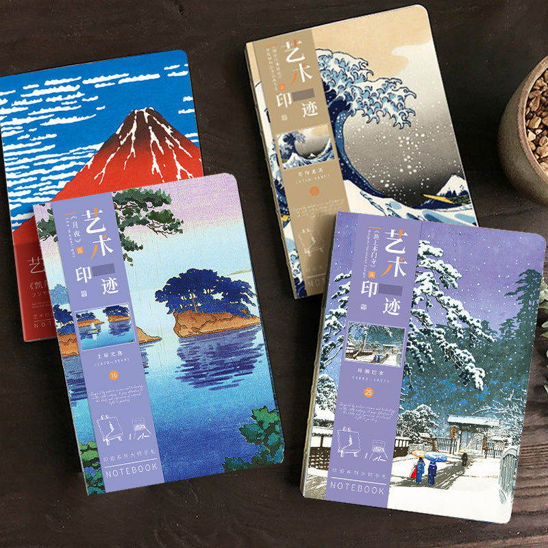 Ukiyo-e Série Kanagawa Surf Village Retro Artist Ledger