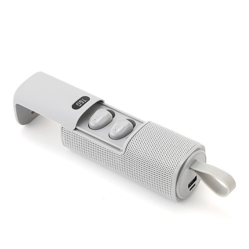 3 En 1 Haut-parleurs Bluetooth sans fil portable Banque d'alimentation d'écoute Bluetooth