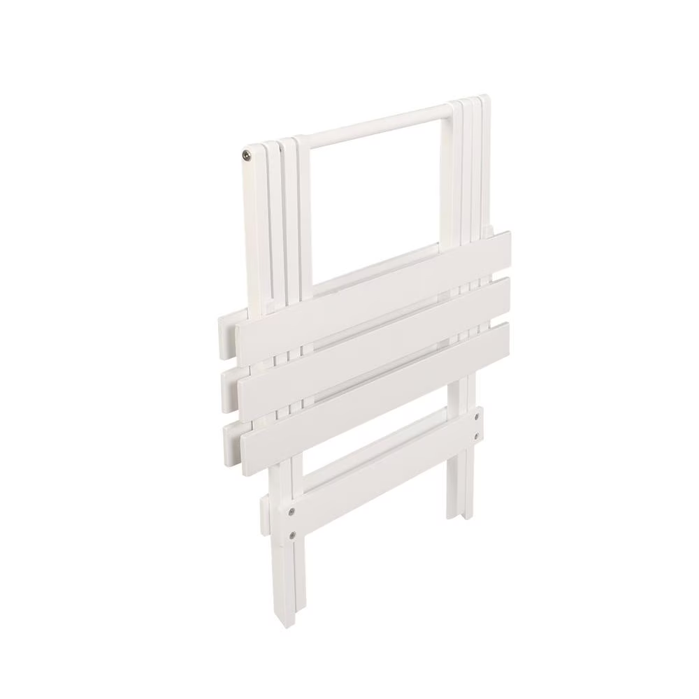 Petite table latérale pliante en bois ensemble de deux