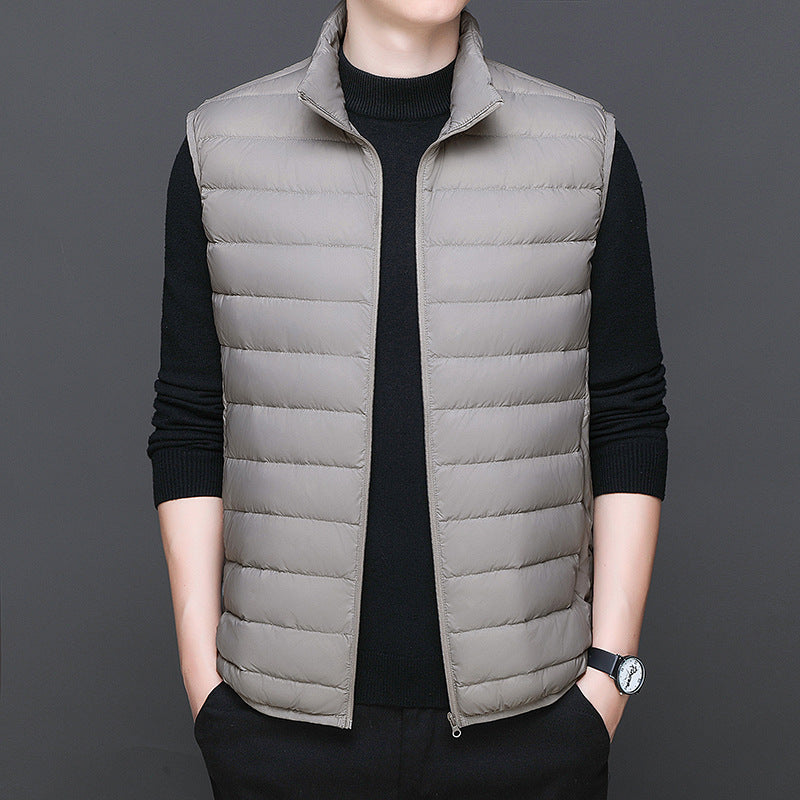 Veste de tampon léger pour canard thermique court d'hiver