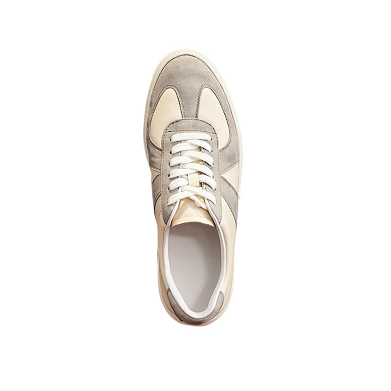 Chaussures Retro Color Matching Couple Casual Plat Skateboard