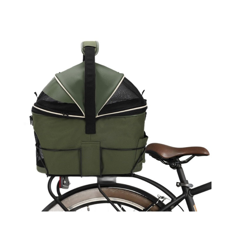Panier d'animaux pour bicyclettes monté à l'arrière