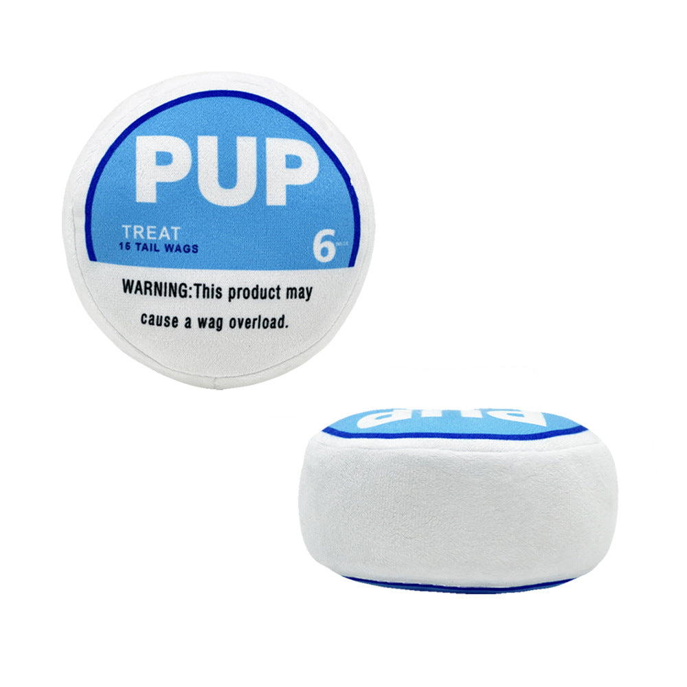 Chien Gnawing et Creaking Soulagent le jouet en peluche