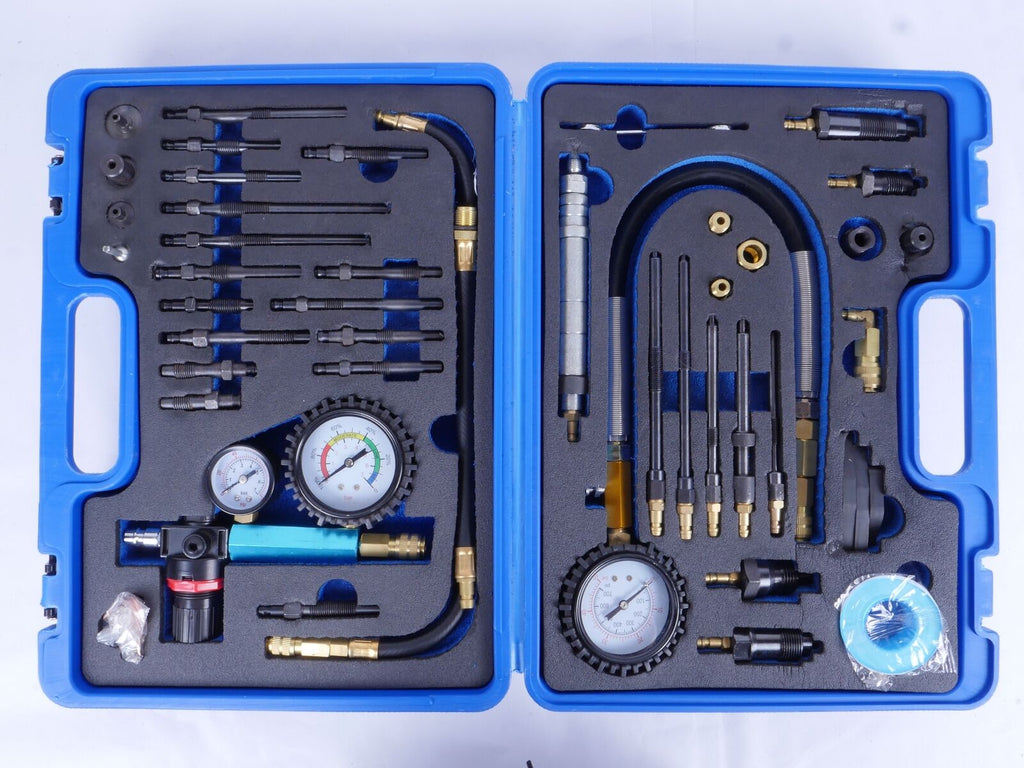 46X Diesel essence moteur testeur de compression perte de pression fuite testeur Master Kit
