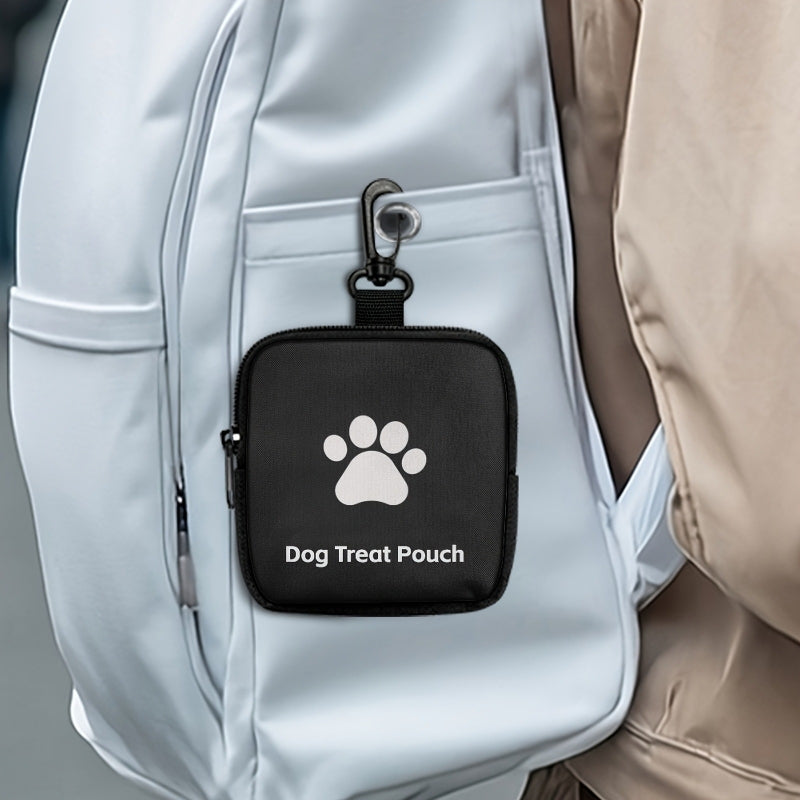 Pack de snack d'animal portable en polyester avec fermeture à glissière