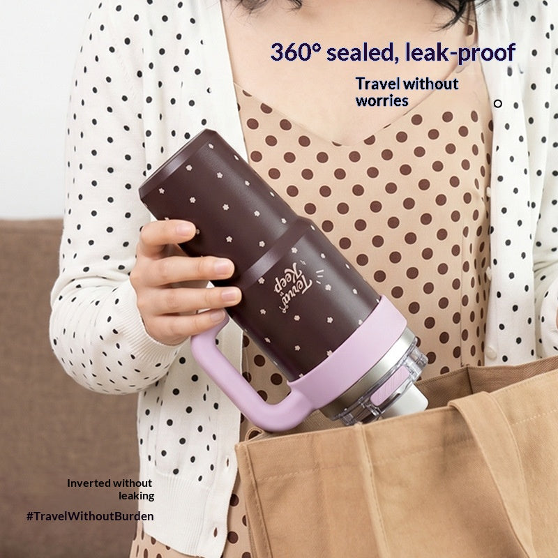 Céramique couvert réservoir intérieur 316L grande capacité tasse d'eau