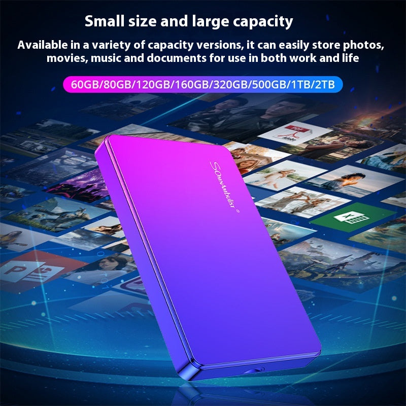Disque dur mobile externe Grande capacité 1T