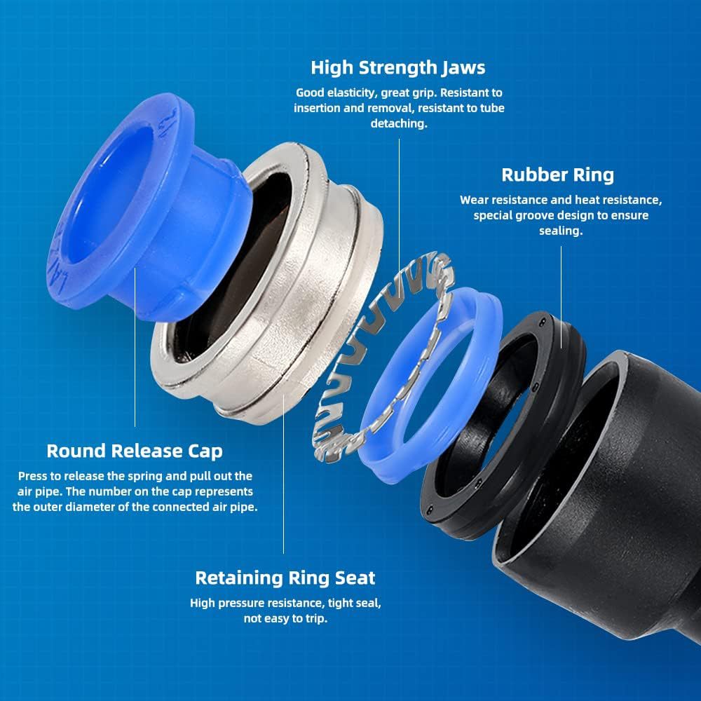 Pneumatic Quick Release Connector