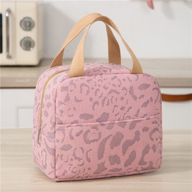 Modèle de lavage d'encre Lunch isolé Bento Box Tote Outdoor Travel Cooler Picnic Bag