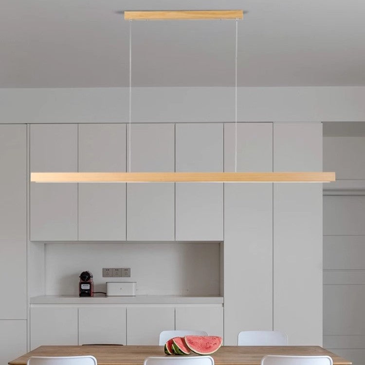 Minimaliste Un mot Log-style salle à manger Chandelier