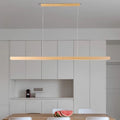 Minimaliste Un mot Log-style salle à manger Chandelier