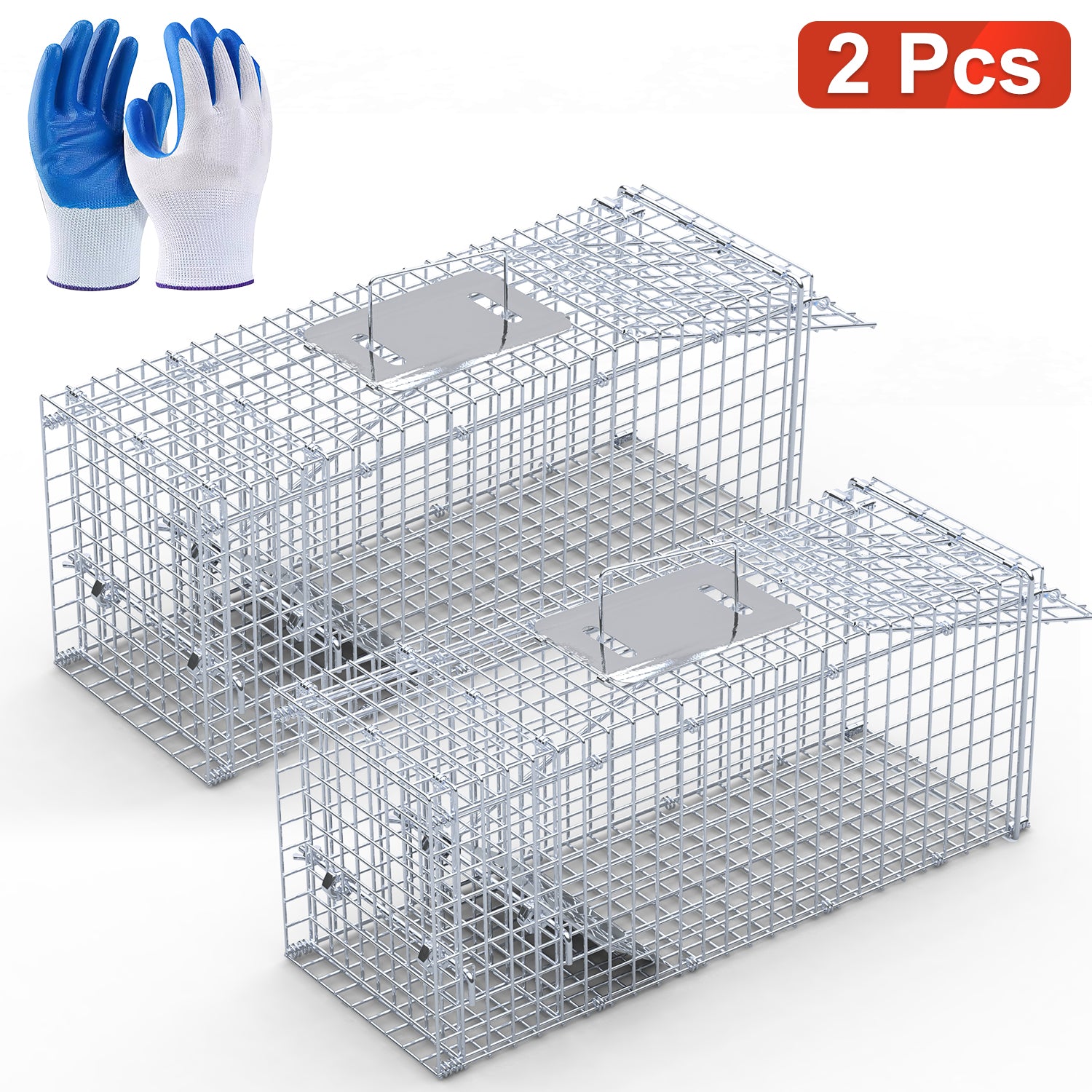 1Pc 25.59Inch Trap d'animaux vivants et humains pour la cage d'été de printemps