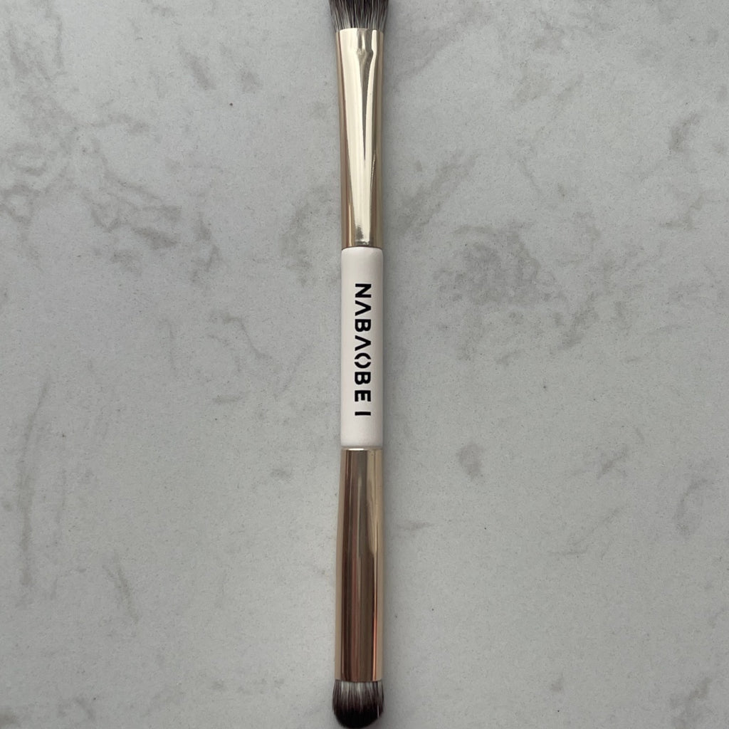 Brosse de mélange de paupières à double extrémité