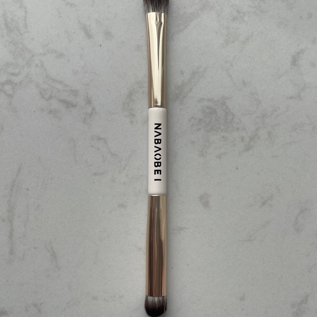 Brosse de mélange de paupières à double extrémité