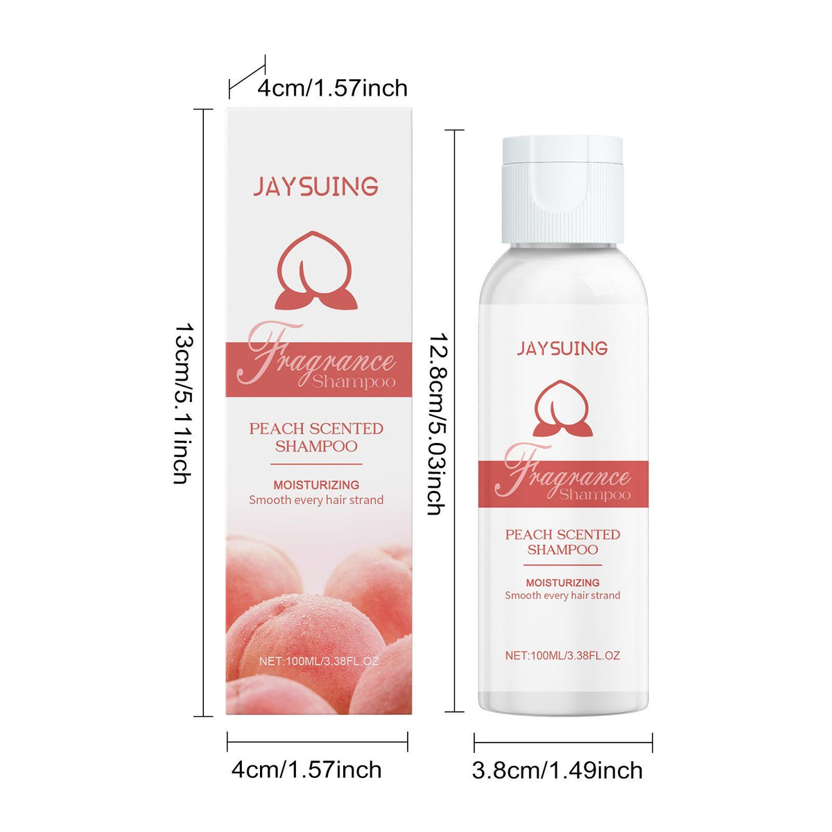 JAYSUING Shampooing à pêche blanche