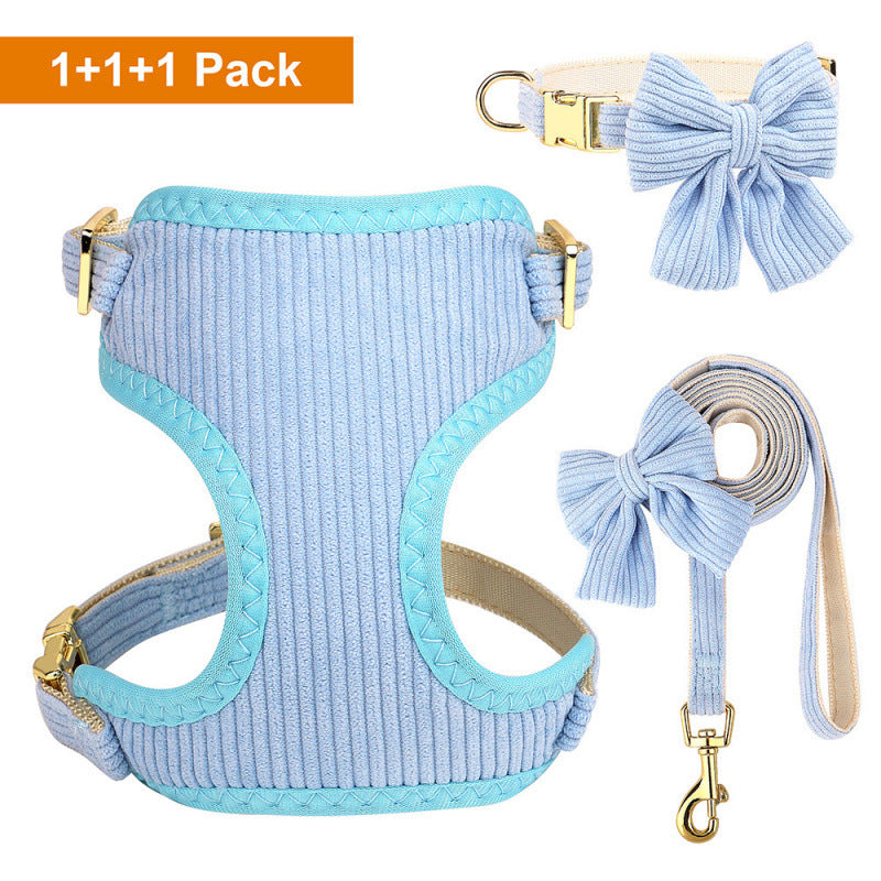 Harnais de col Traction Bow Pet Veste