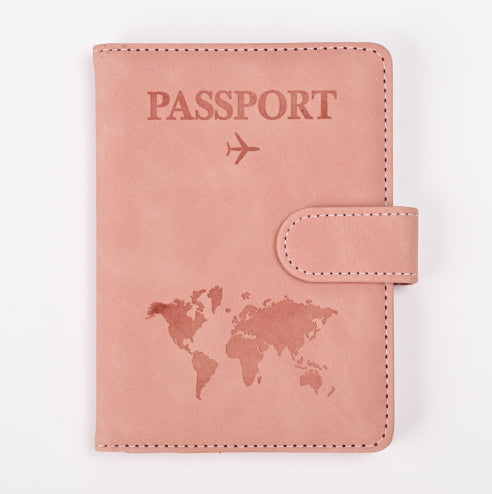 Carte de l'étui en cuir Porte-passeport Porte-cartes International Sac Organisateur
