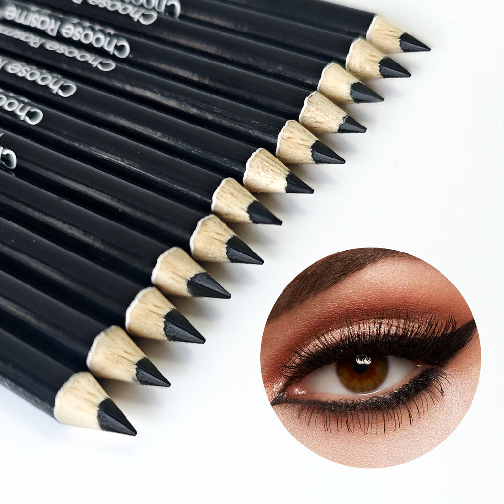 Brode en bois noir Eyelinersmooth Intensément pigmenté Ultra-fine longue durée imperméable Et