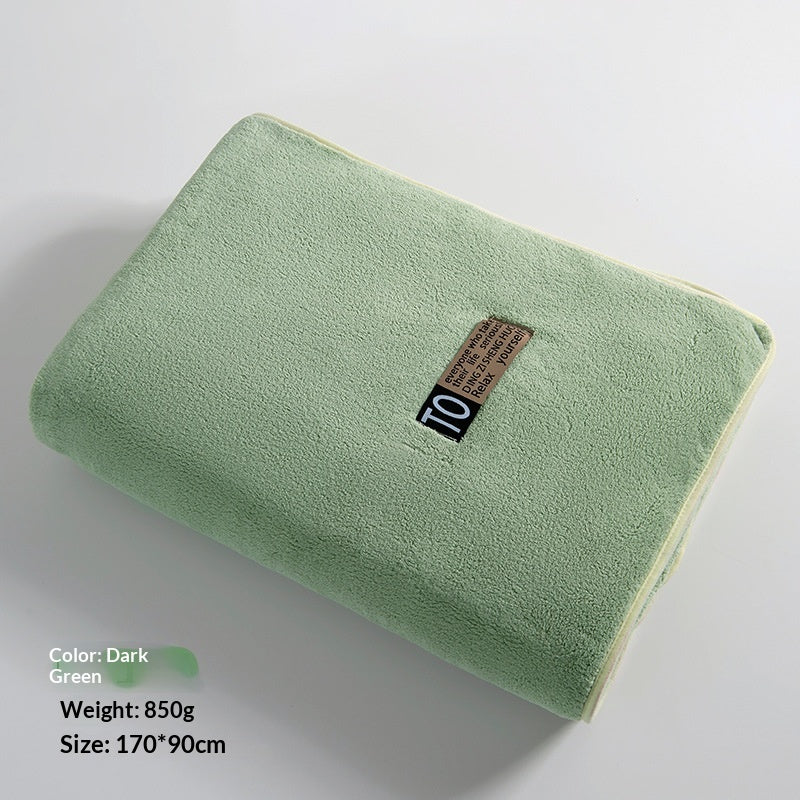 Serviette de bain épaisse en microfibre de ménage ultra fine