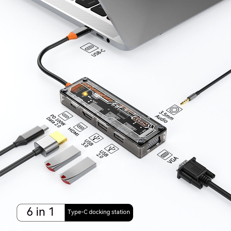Hub Expansion Dock Notebook Convertisseur d'ordinateur