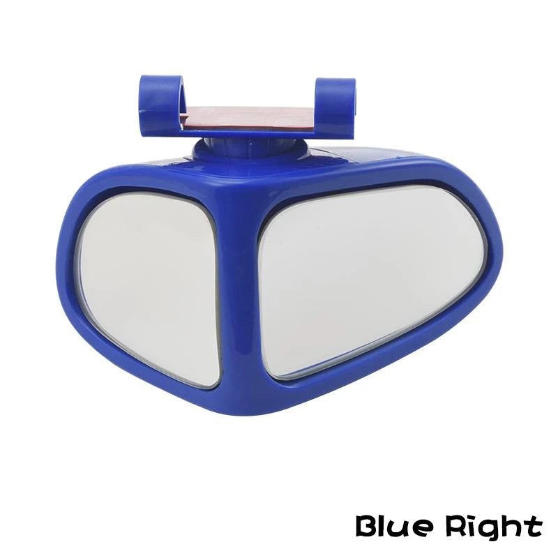 Voiture Renverser petit miroir rond avant et arrière roue grand-angle miroir à double bord Auxile
