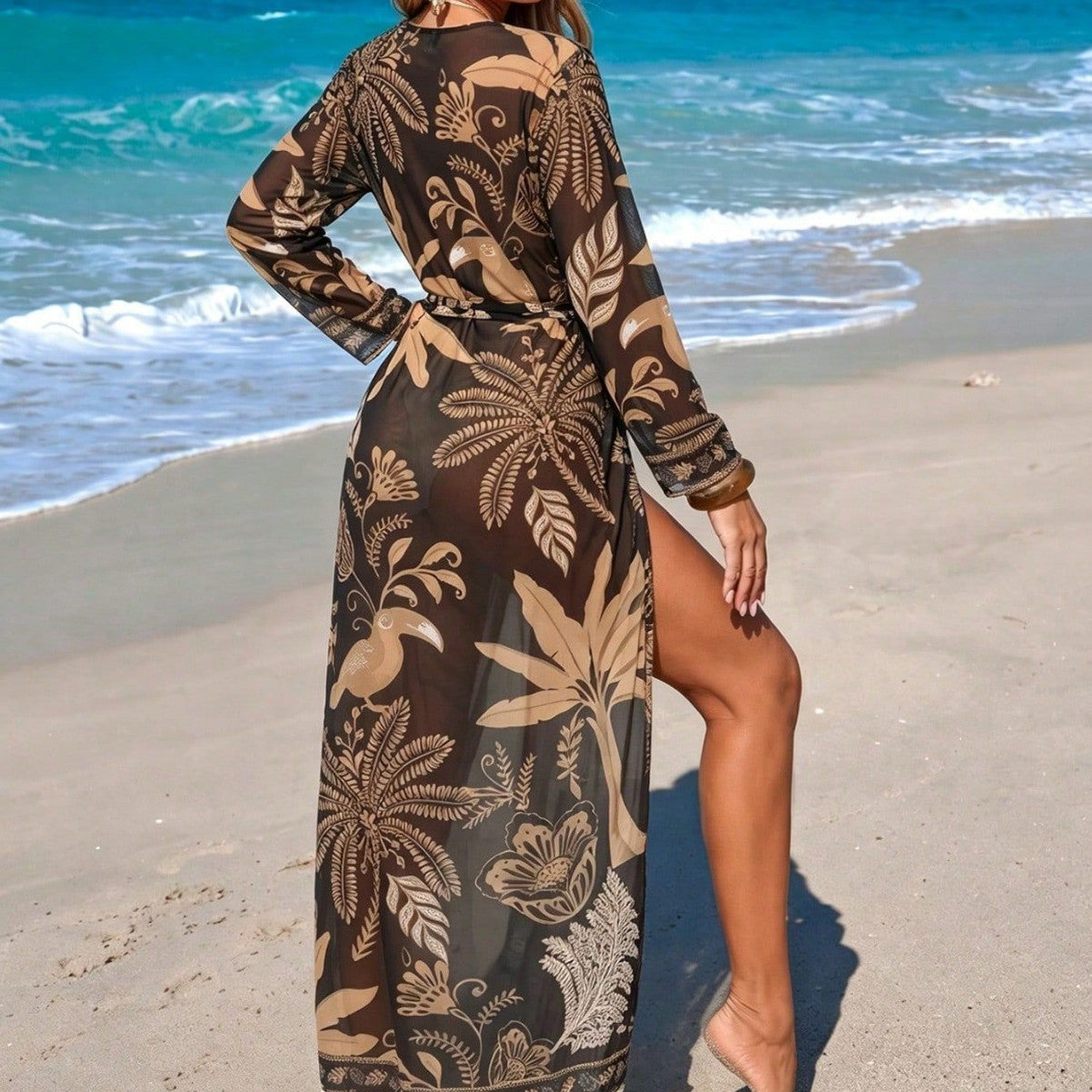 Cardigan Bikini Cover-up Femmes Vêtements de dessus pour maillots de bain