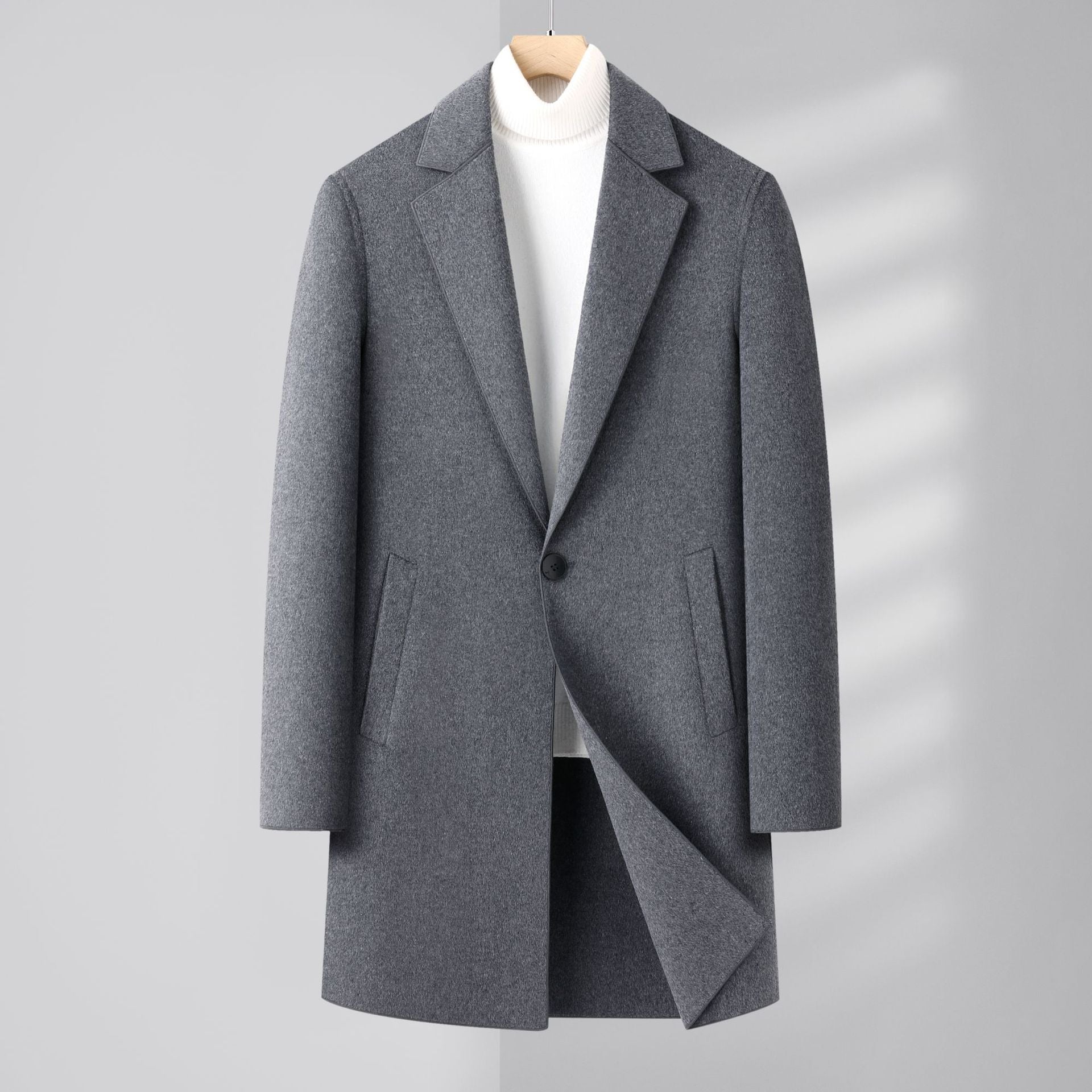 L'automne et l'hiver de la laine masculine à double face