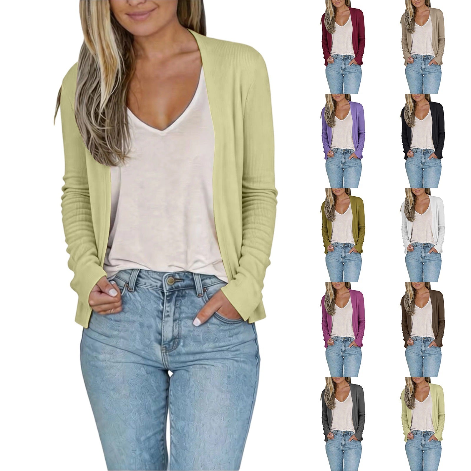Slimming Short Coat Style européen et américain