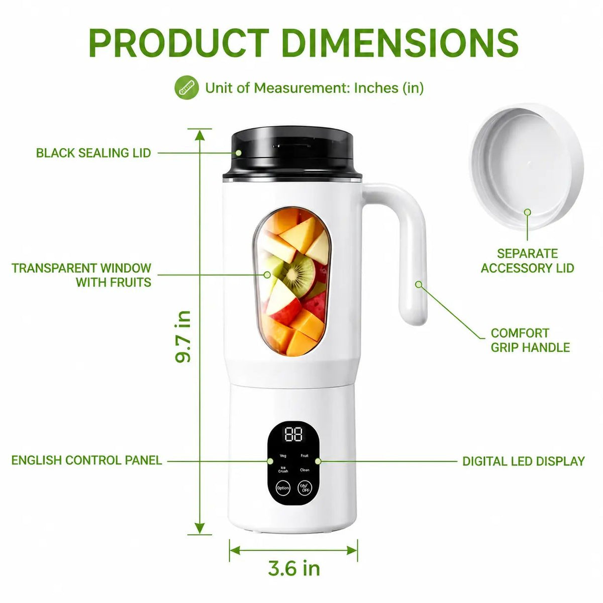 Mélangeur Portable sans fil pour Shakes & Smoothies