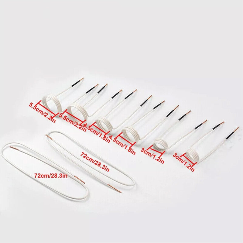 6 bobine 2 kit de fil induction sans flamme pour le chauffage magnétique Ductor Auto 8pcs