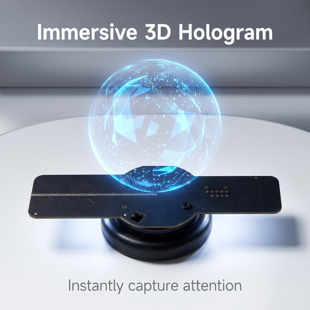 Wiilala LS-12 Ultra HD Mini ventilateur holographique 3D