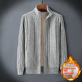 Pull en tricot de mode homme avec doublure en polaire