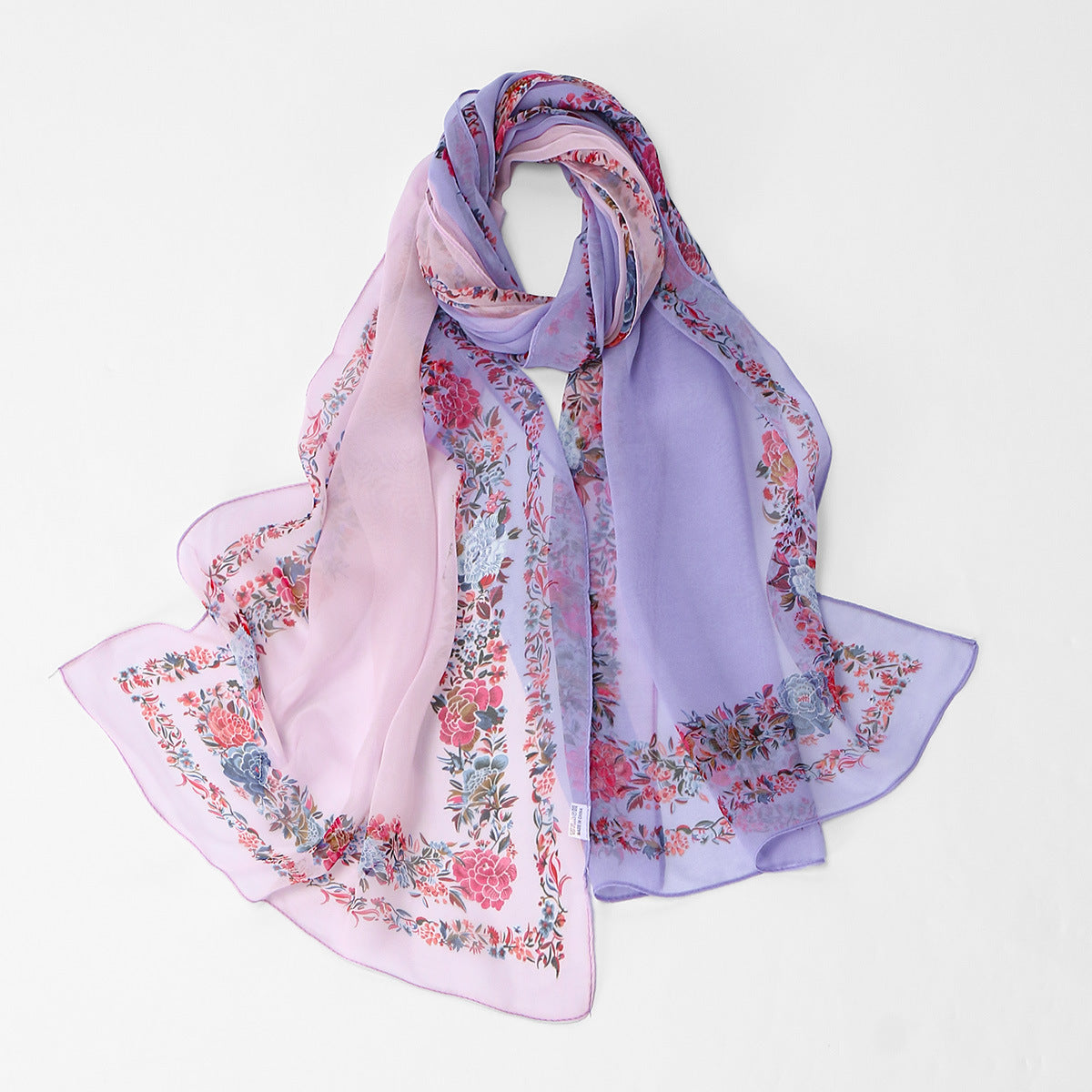 Floral Elegant Versatile Femmes Châle extérieur mode